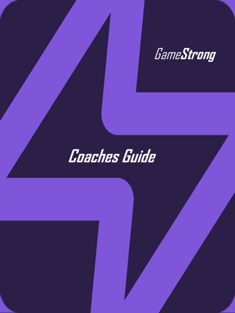 GameStrong Coaches Guide front cover