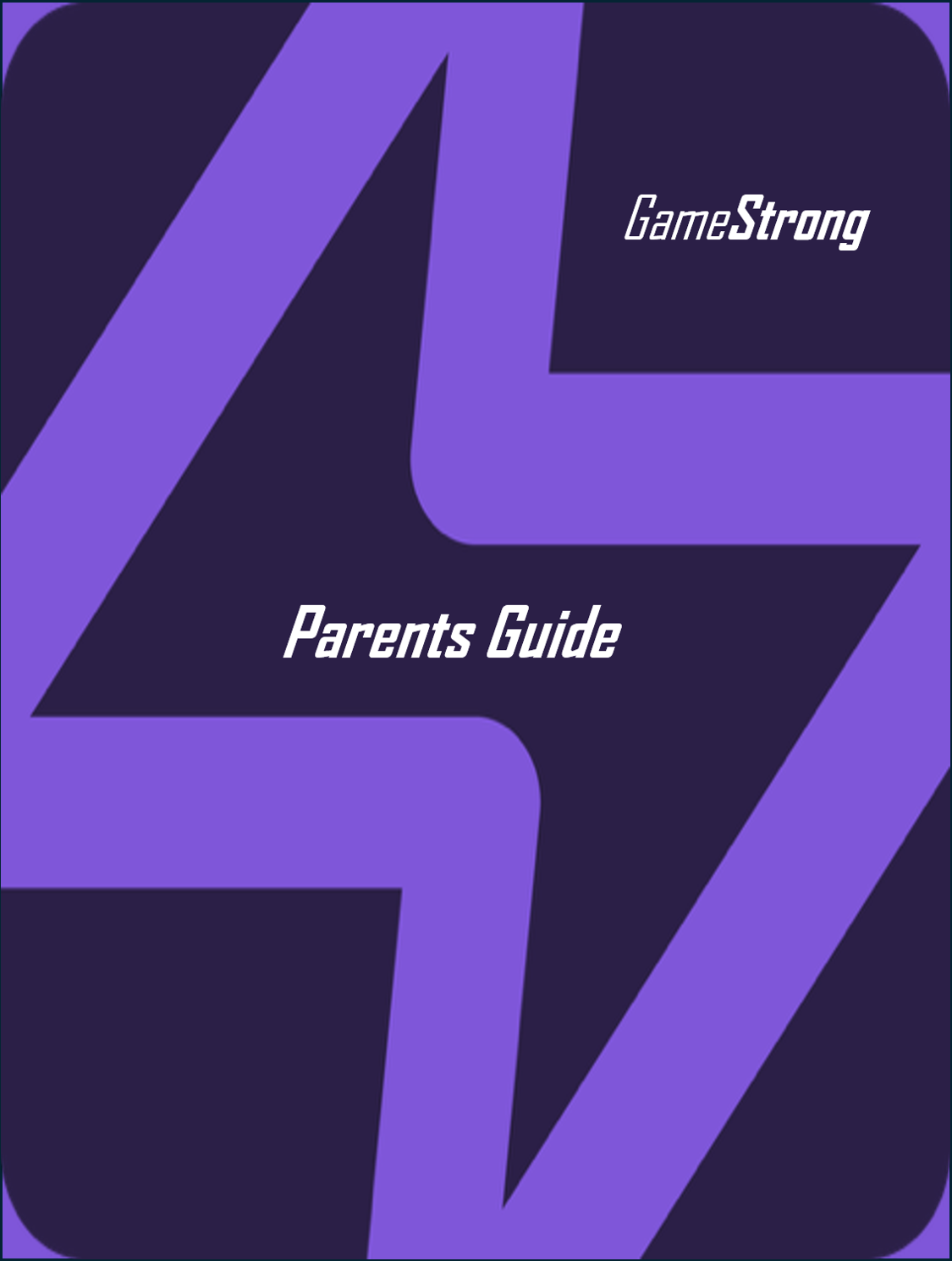 GameStrong Parent Guide front cover